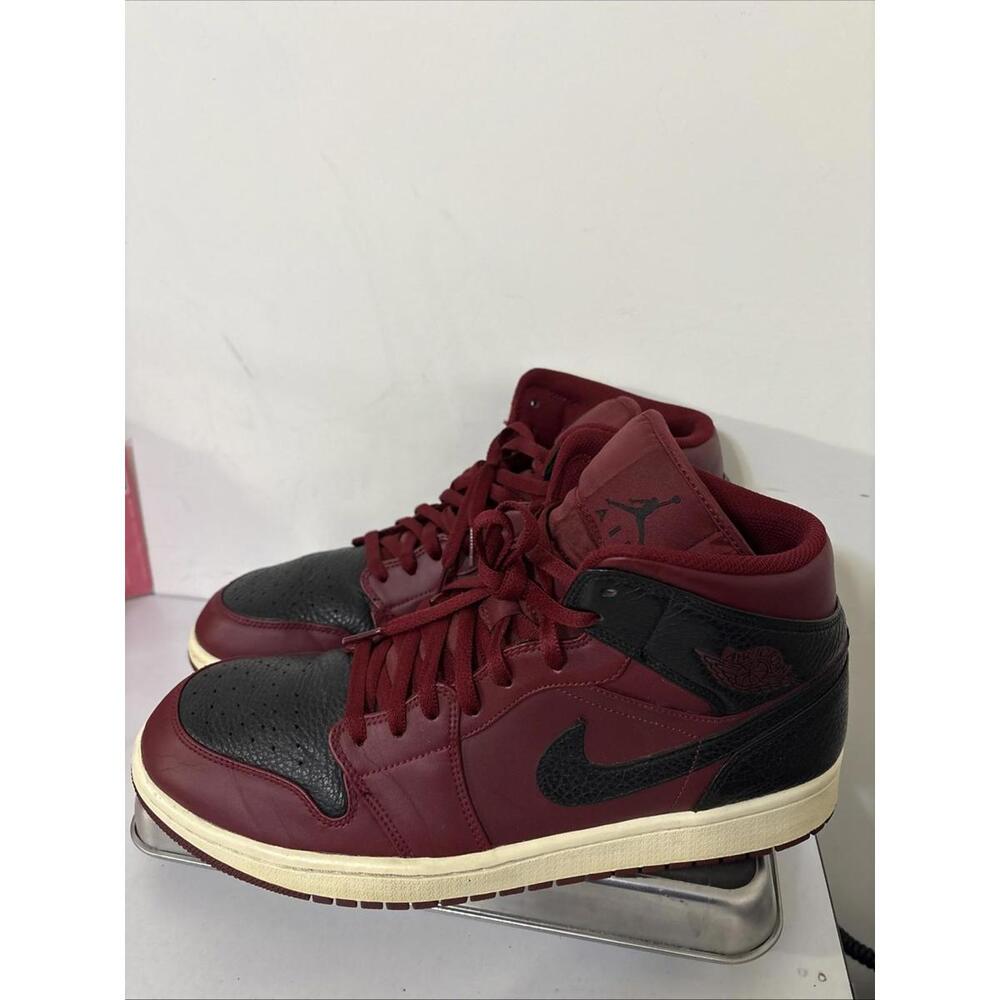 Nike Air Jordan Sneakers - Burgundy and Black